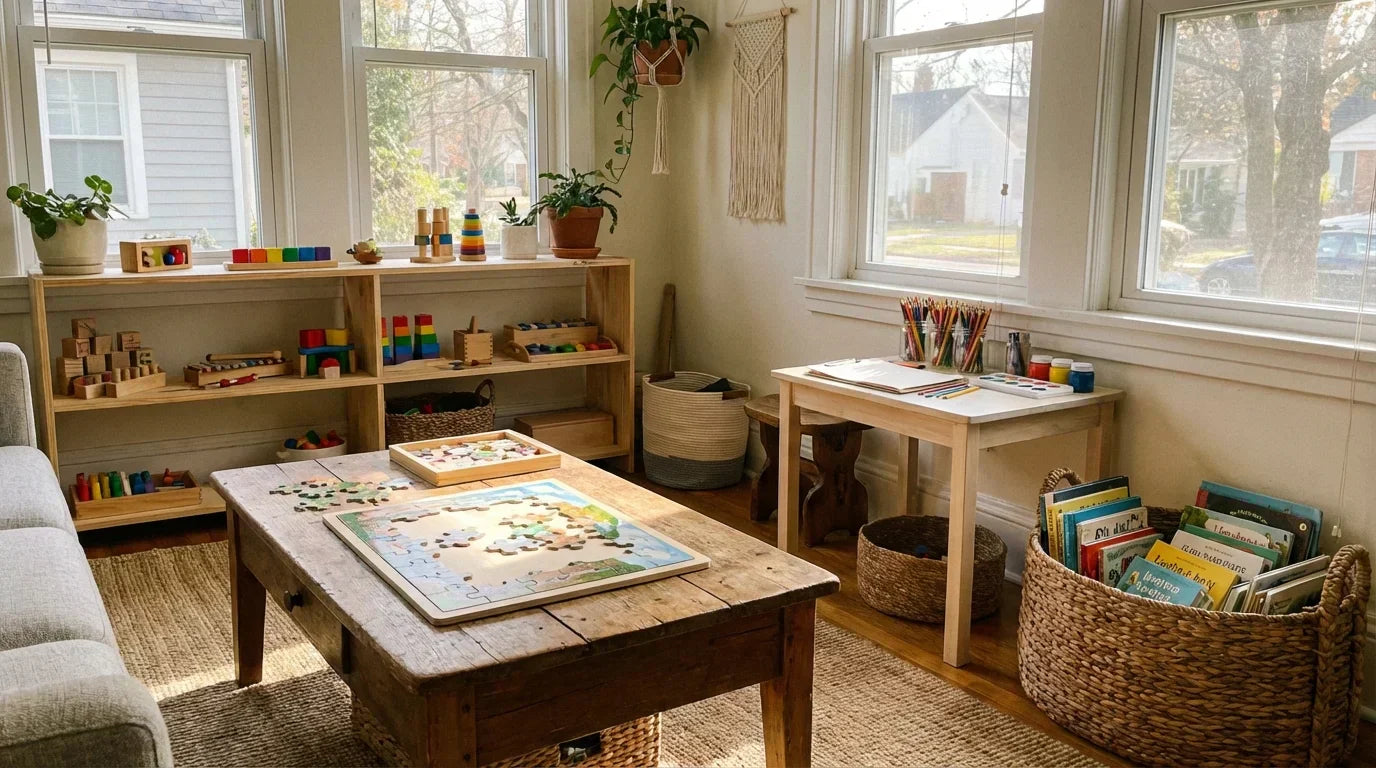How to Set Up Your Home for Screen-Free Play (Room by Room)